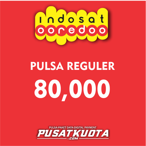 Pulsa Nasional Indosat - Indosat 80.000