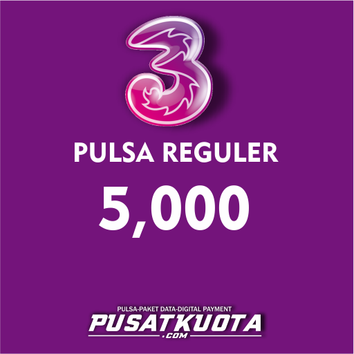 Pulsa Nasional Three - Three 5.000 Pulsa Nasional Three - Three 5.000